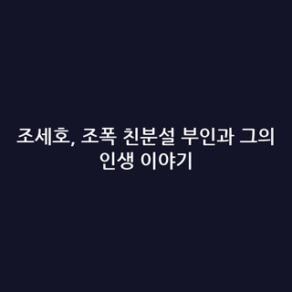 조세호, 조폭 친분설 부인과 그의 인생 이야기